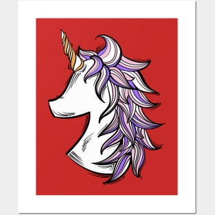 Unicorn art Posters and Art